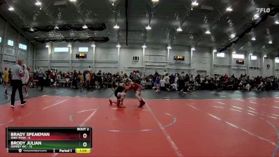 120 lbs Round 1 (4 Team) - Brady Speakman, Ohio Titan vs Brody Julian, Osprey WC