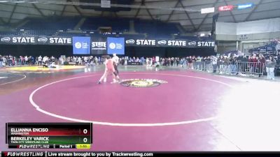 120 lbs Round 3 - Ellianna Enciso, Washington vs Berkeley Varick, Twin City Wrestling Club