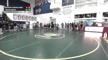 132 lbs Champ. Round 2 - Micah Garcia, Esperanza vs Sebastian Cardona Perez, Santa Ana