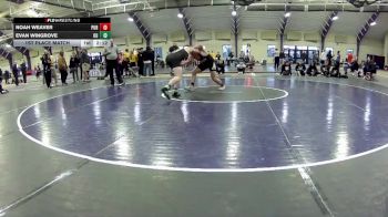 197 lbs 1st Place Match - Evan Wingrove, Ohio University vs Noah Weaver, Purdue