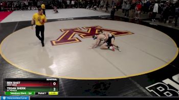 120 lbs Semifinal - Ben Bast, West Bend vs Tegan Sherk, St. Francis