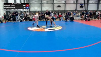 126 lbs Champ. Rd Of 16 - Braxton Short, Beaver Dam Wrestling Club vs Nickolas Ortiz, Brawley Wrestling Academy