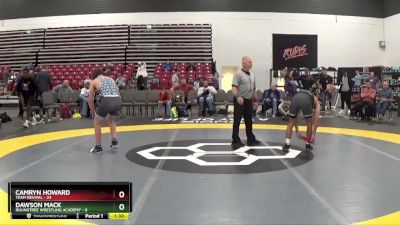 139 lbs Round 3 (8 Team) - Camryn Howard, Team Revival vs Dawson Mack, Roundtree Wrestling Academy