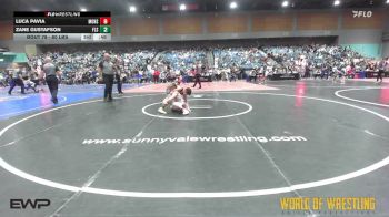 80 lbs Consi Of 8 #1 - Luca Pavia, Monster Garage vs Vicente Valencia, Victory Wrestling Club,wa