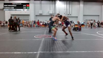 160 lbs Champ. Round 1 - Idris Muhammad, MBCRD Youth Wrestling Club vs Carson Cobb, Bulloch Bandits Wrestling Club