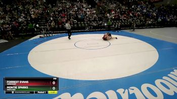 165 lbs Cons. Round 1 - Forrest Evans, Viewmont vs Montie Sparks, Highland