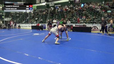 215 lbs Quarters - Kamdyn Kraklio, Eastern Iowa Wrestling Club vs Gavin Muller, Caveman Wrestling