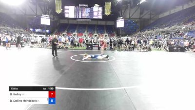 170 lbs Rnd Of 32 - Breyson Kelley, Wisconsin vs Broedy Collins Hendricks, Iowa