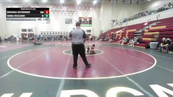 155 lbs Champ. Round 2 - Siena Riccardi, Southridge vs Brianna Gutierrez, Nampa