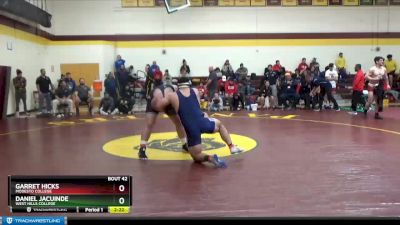 285 lbs Quarterfinal - Daniel Jacuinde, West Hills College vs Garret Hicks, Modesto College