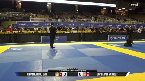 Annalise Nicole Gale vs Sophia Jane Westcott 2026 Pan Kids Jiu-Jitsu IBJJF Championship