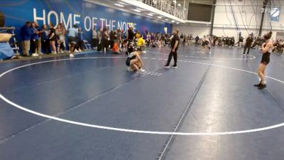 110 lbs 5th Place Match - Mileena Notaro, Southeast CC vs Lainey Shelangoski, Wartburg