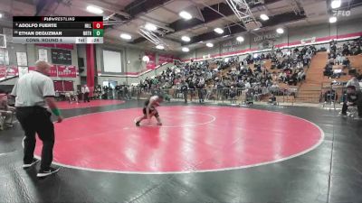 106 lbs Cons. Round 4 - Adolfo Fuerte, Hillcrest vs Ethan DeGuzman, North Torrance