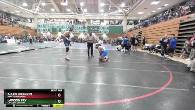 190 lbs Cons. Round 2 - Allen Johnson, Rancho Bernardo vs Lawson Fry, La Costa Canyon