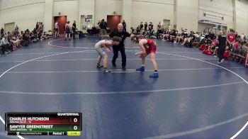 125 lbs Quarterfinals (8 Team) - Sawyer Greenstreet, Team Oregon vs Charles Hutchison, Indiana Blue