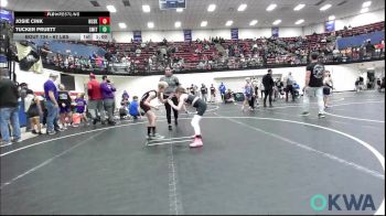 67 lbs 3rd Place - Josie Cink, Huskey Wrestling Club vs Tucker Pruett, Smith Wrestling Academy