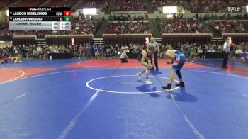 144 lbs Champ. Round 1 - Landen Odegard, Falls Academy vs Landon Middlemiss, Laurel Matburners
