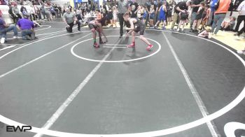 85 lbs Semifinal - Kahler Peugh, Owasso Takedown Club vs Zavion Love, HURRICANE WRESTLING ACADEMY