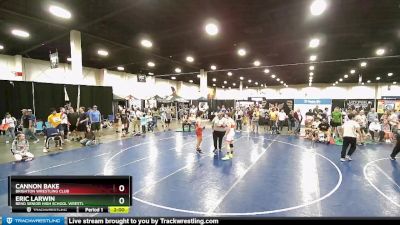 150 lbs Quarterfinal - Eric Larwin, Bend Senior High School Wrestl vs Cannon Bake, Brighton Wrestling Club