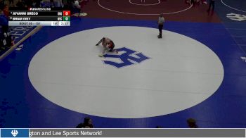 157 lbs Champ. Round 2 - Jovanni Greco, Ohio Northern University vs Briar Ivey, Wisconsin Eu Claire