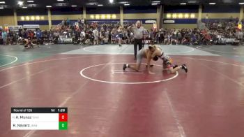 Match - Aidan Munoz, Temecula Valley High School vs Ruben Navaro, Jackrabbits