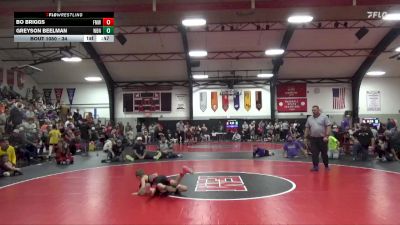 34 lbs Round 3 - Greyson Beelman, WBNDD vs Bo Briggs, Fort Madison Wrestling