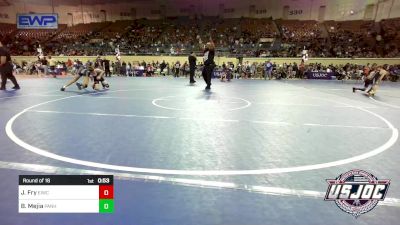 110 lbs Round Of 16 - Jaxon Fry, Eufaula Ironheads Wrestling Club vs Brilynn Mejia, Panhandle RTC