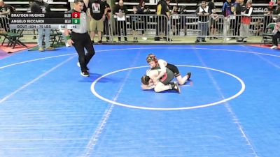 75 lbs Round Of 16 - Brayden Hughes, Hasbrouck Heights vs Angelo Riccardi, Belvidere Braves