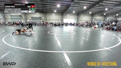 89 lbs Round Of 16 - Logan Tuck, Hawkeye Wrestling Academy vs Maverick Sanchez, Rough House