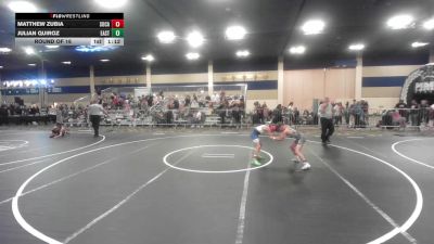 77 lbs Round Of 16 - Matthew Zubia, SoCal Hammers vs Julian Quiroz, Eastvale Elite WC