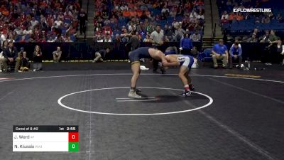 165 lbs Consi Of 8 #2 - Jacob Ward, Air Force vs Nick Kiussis, West Virginia
