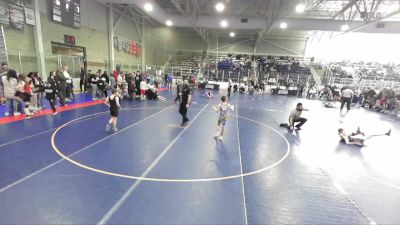 60 lbs 5th Place Match - West Tuttle, Idaho Falls Tiger Wrestling vs Crue Batt, Evanston Elite Wrestling