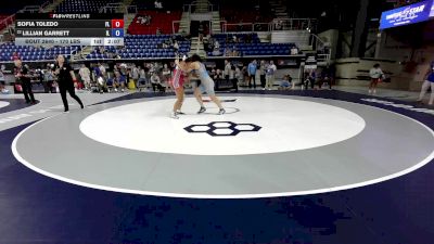 170 lbs Cons. Rd Of 32 - Sofia Toledo, FL vs Lillian Garrett, IL
