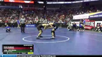 3 lbs Quarterfinal - Joel Jesuroga, Southeast Polk vs Dom Rubino, Waukee Northwest
