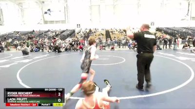 120 lbs Champ. Round 2 - Ryder Reichert, Alexander Tri-Town Wrestling vs Laon Pruitt, Warrior Warehouse Wrestling