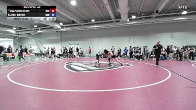 61 lbs Cons. Round 4 - Jackson Blum, Indiana RTC vs Elijah Cater, Mat Demon WC