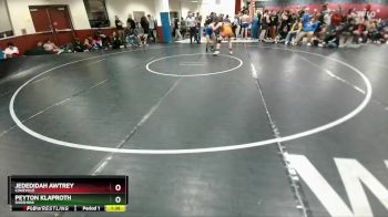 165 lbs Quarterfinal - Peyton Klaproth, Shoshoni vs Jededidah Awtrey, Cokeville