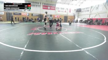 130 lbs Champ. Round 3 - Mya McCutchan, Cloverdale vs Sierra Monaghan, Granada