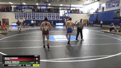 141 lbs Quarterfinal - Sean Conway, Chicago vs Steele Diercks, Wisconsin-Platteville