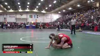 126 lbs Semis & 1st Wrestleback (8 Team) - Kooper Brandle, Omaha Westside vs Tyson Smith, North Platte