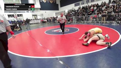 130 lbs 1st Place Match - Madison Black, Newbury Park vs Marci Cueva, Northview