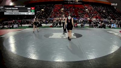 G 152 lbs Cons. Round 2 - Gemma Lebeau, Eagle vs Lilliat Fuller, Emmett
