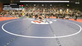 3A-120 lbs Semifinal - Brody Allen, Glenrock vs Chevy Hill, Powell