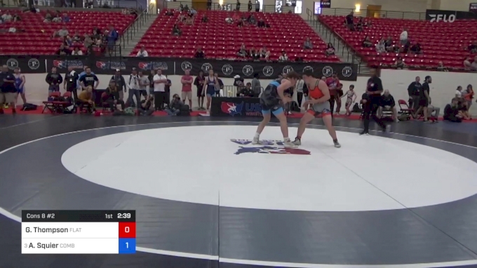 82 kg Cons 8 #2 - Gunnar Thompson, Flathead High School Wrestling vs ...