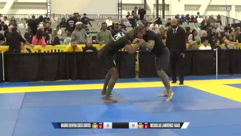 Nicholas Lawrence Haas vs Wagner Oliveira Costa Santos 2024 World IBJJF Jiu-Jitsu No-Gi Championship