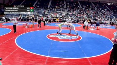 150-6A 3rd Place Match - Trey Gregory, Buford HS vs Waylon Rozier, Camden County