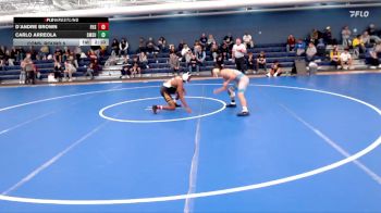 125 lbs Cons. Round 5 - Carlo Arreola, Southwest Minnesota State vs D`Andre Brown, Fort Hays State