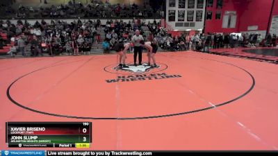 190 lbs Cons. Round 3 - Xavier Briseno, LOCKPORT (Twp) vs John Slump, Arlington Heights (HERSEY)