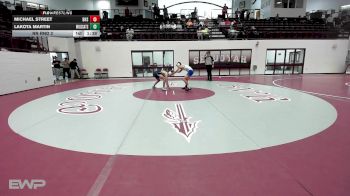 106-113 lbs Rr Rnd 2 - Michael Street, Bartlesville High School vs Lakota Martin, Braggs
