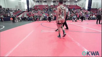 76-80 lbs Consolation - Mark Bumbulsky III, Owasso Takedown Club vs Austin Bloodworth, Ponca City Wildcat Wrestling